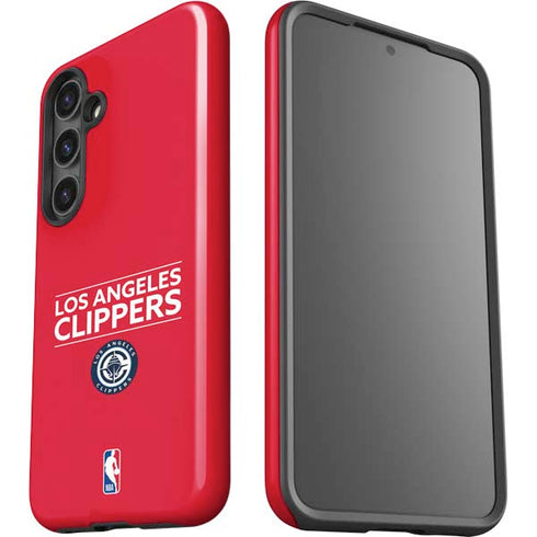 NBA Los Angeles Clippers Standard Red Galaxy S24 Plus Impact Case